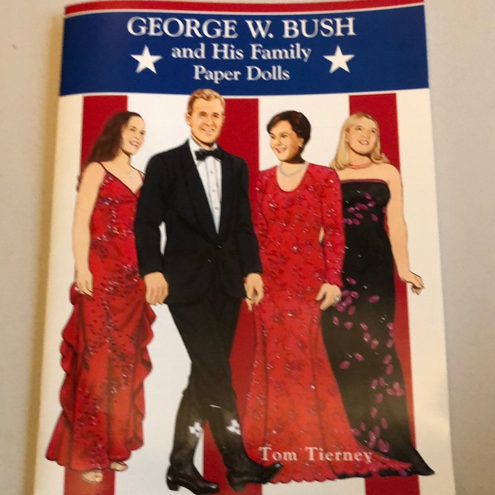 George W. Bush and His Family Paper Dolls - NEW AND UNUSED